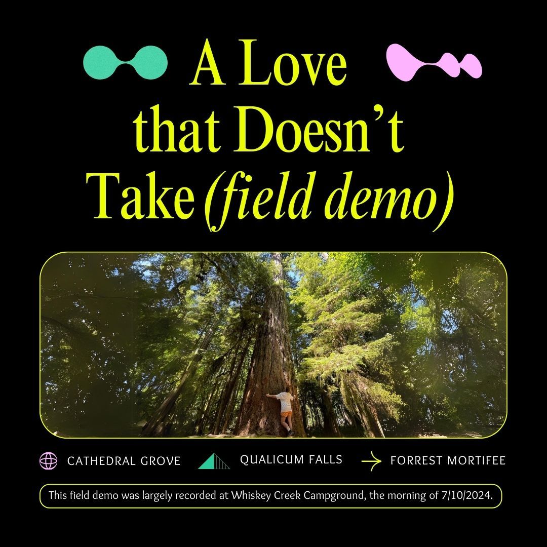 A Love that Doesn't Take (field demo)