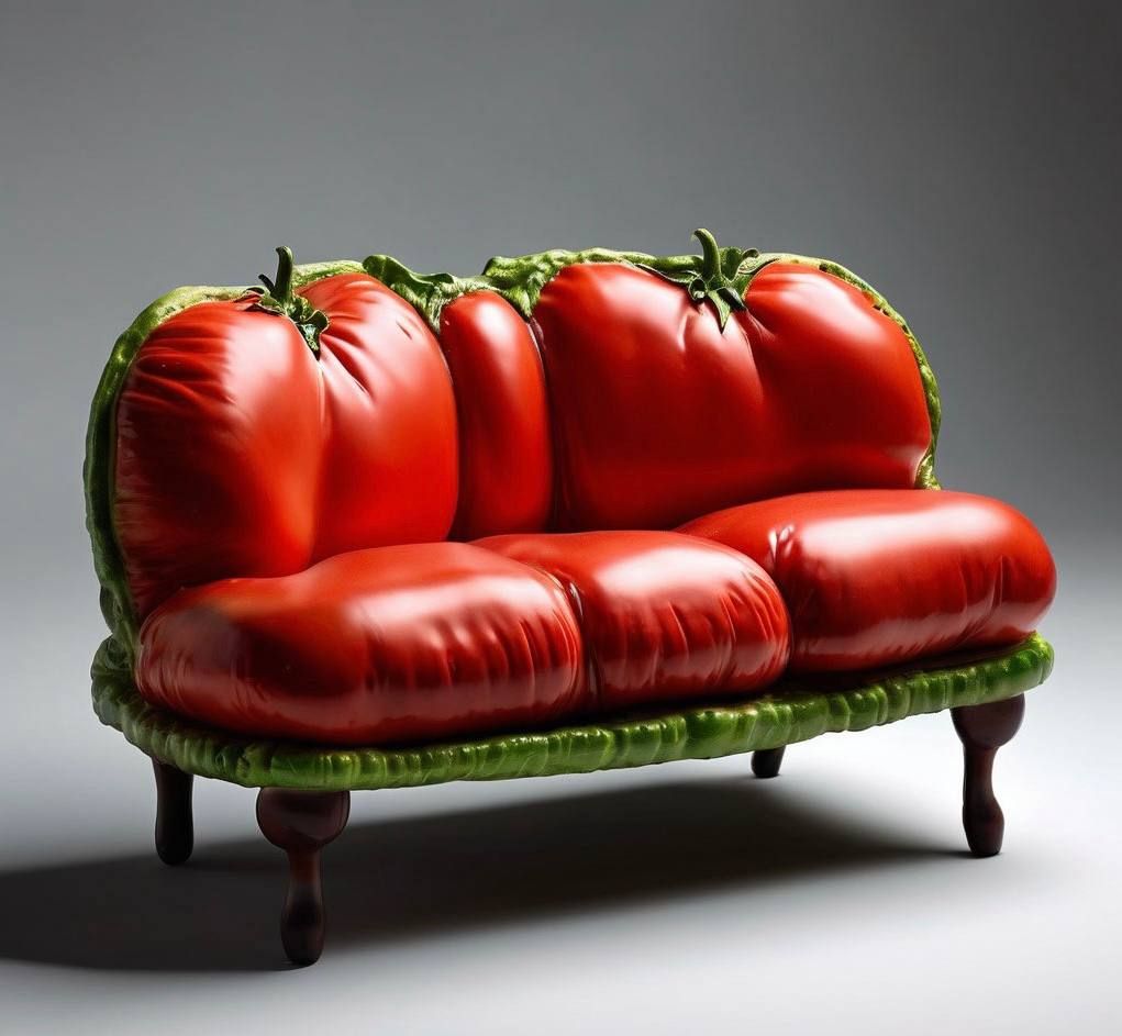 Tomato sofa