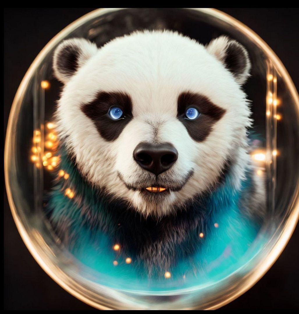 Panda in a bubble (2)