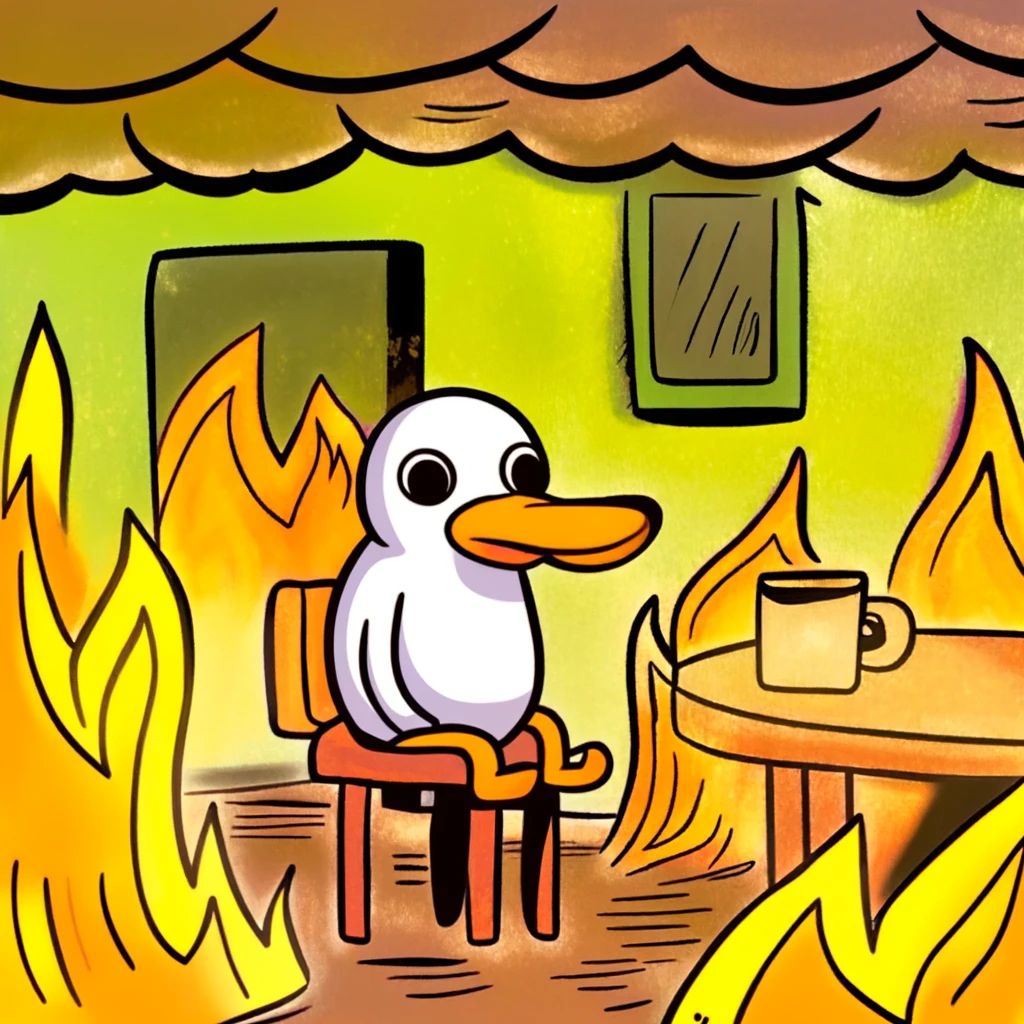 This is fine - Duck