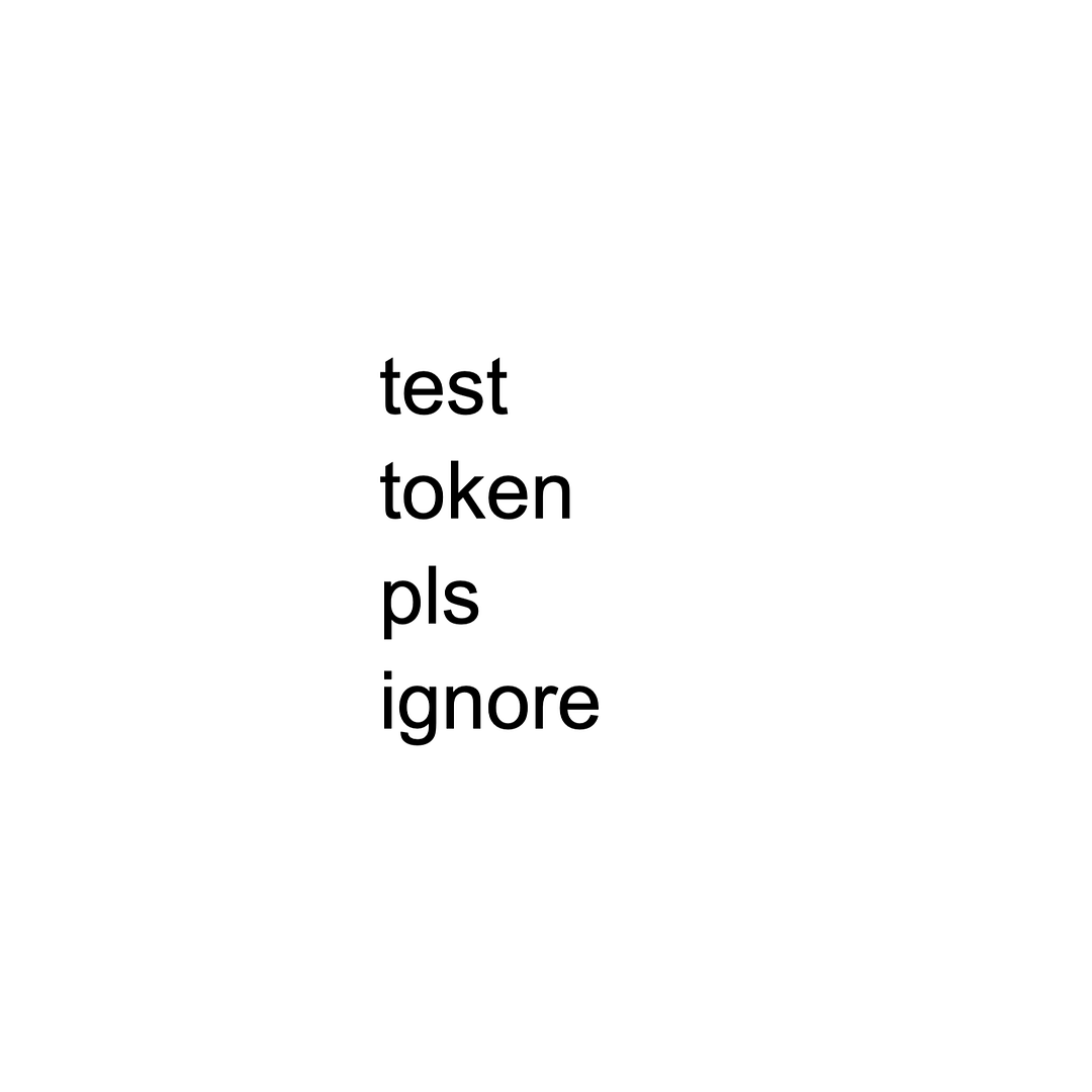 test token by stephancill