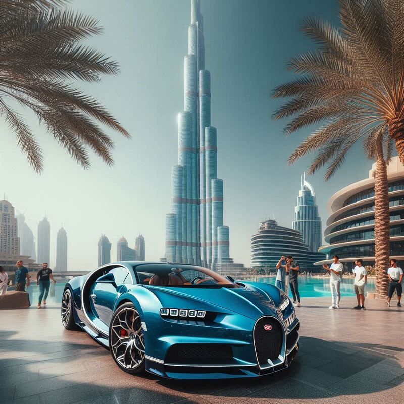 Bugatti in Dubai