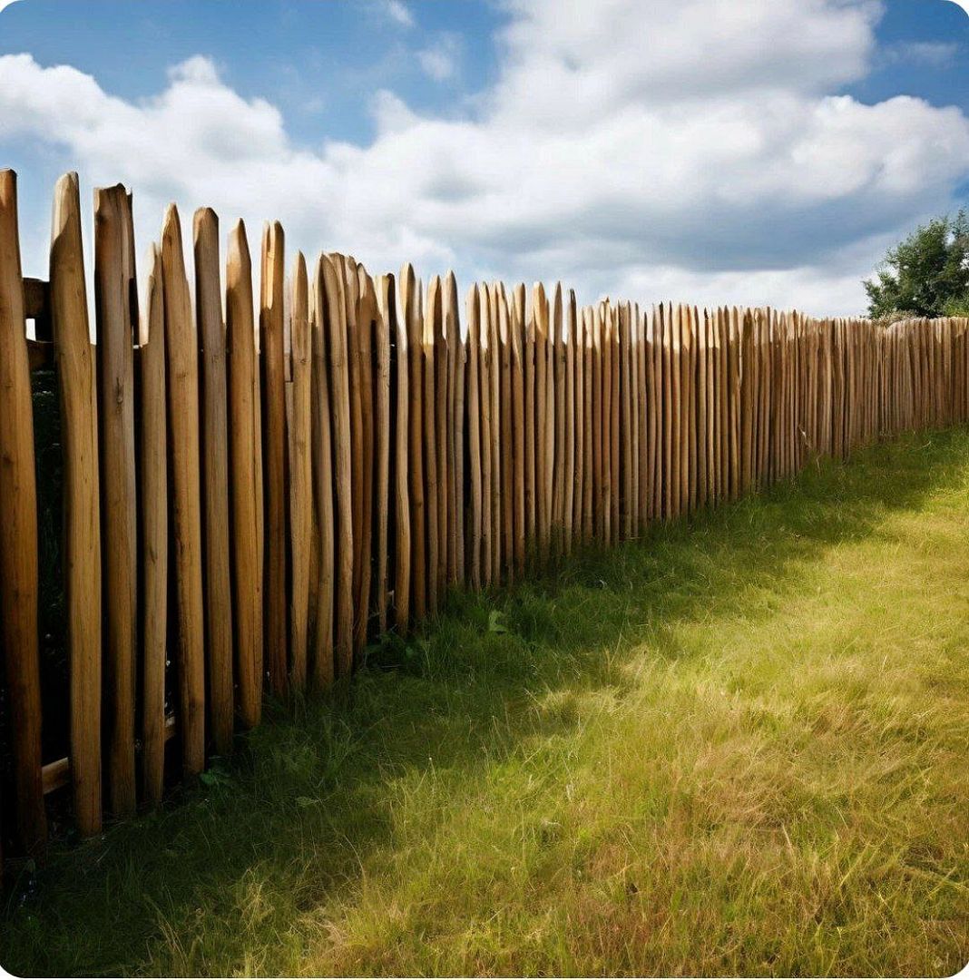 Wooden fence