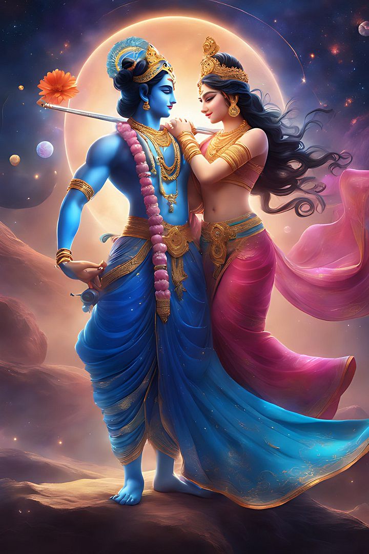 🌺💙 Radha Krishna 💙🌺