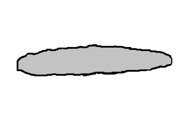 long smooth rock