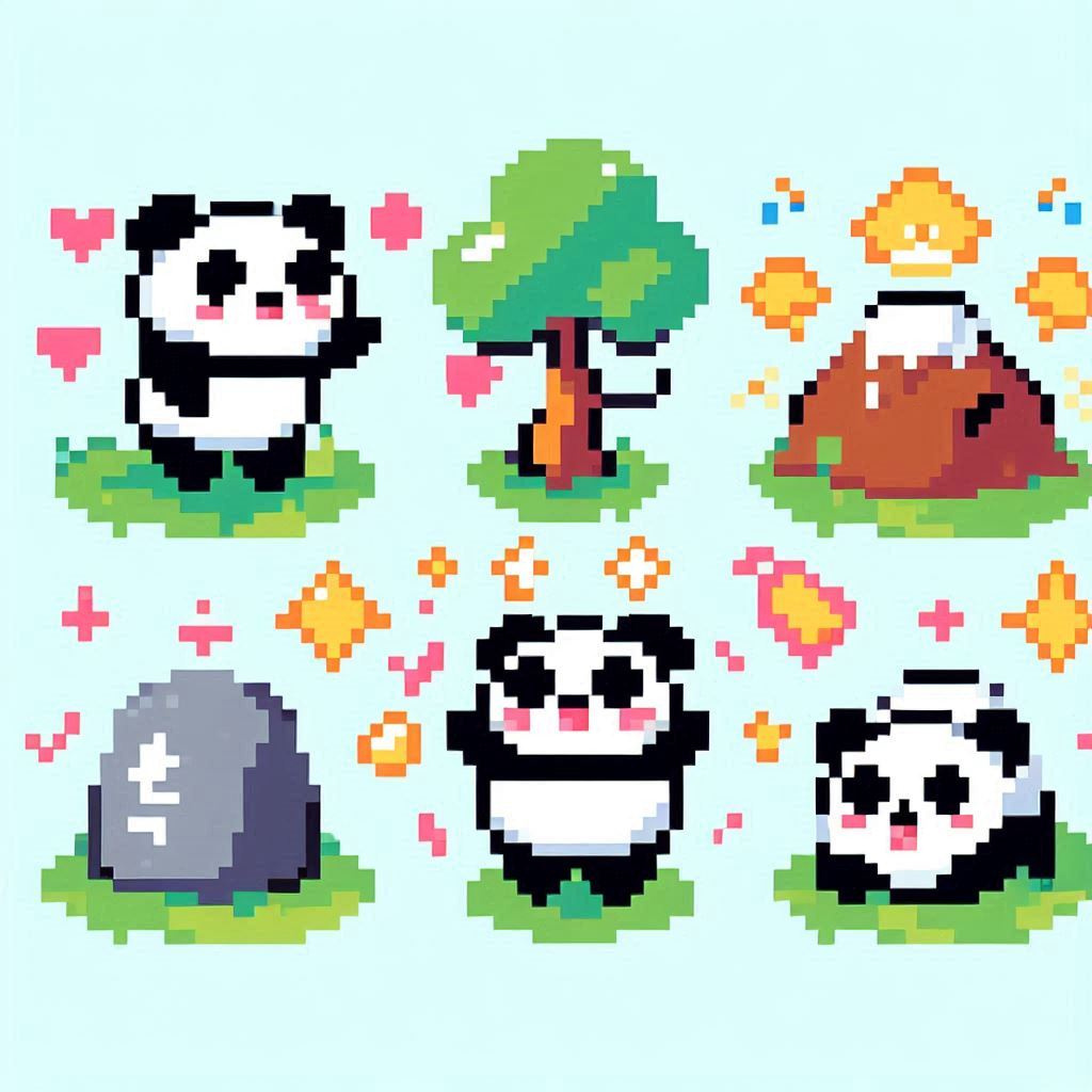 pixel pandas