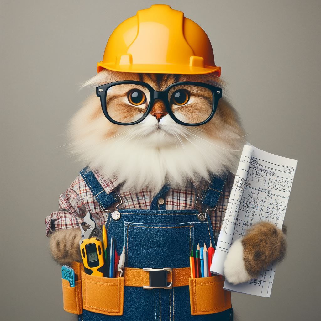 Engineer cat