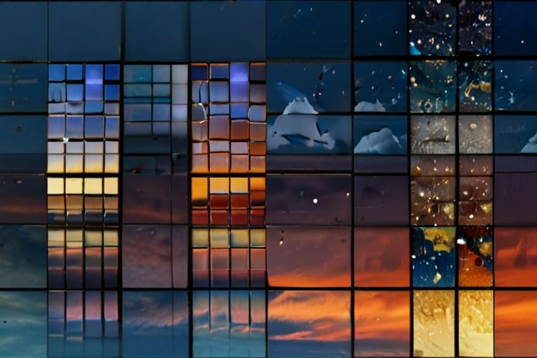 Mosaic sky