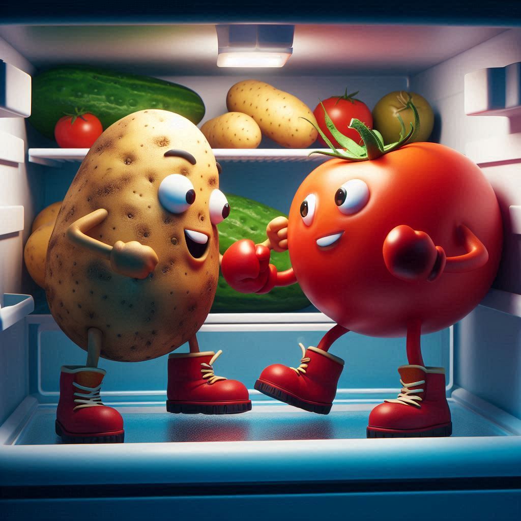 Potato and Tomato