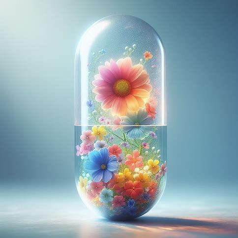 Flower in pill