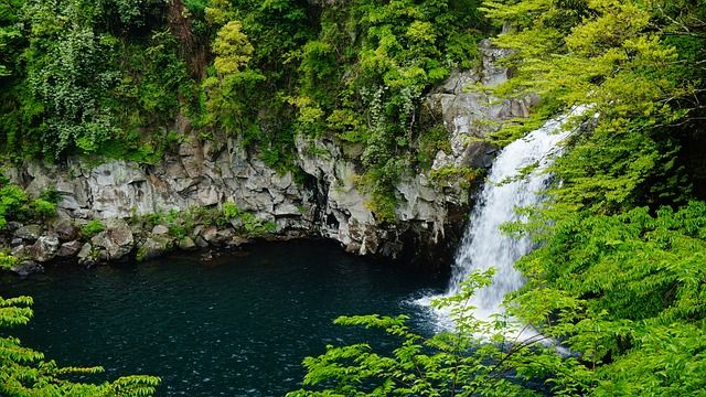 JEJU, cheonjeyeon-falls