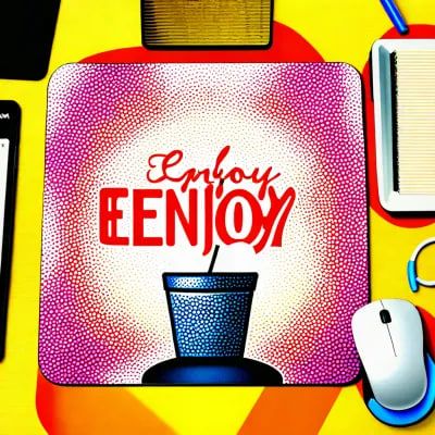 Enjoy mouse-pad 1