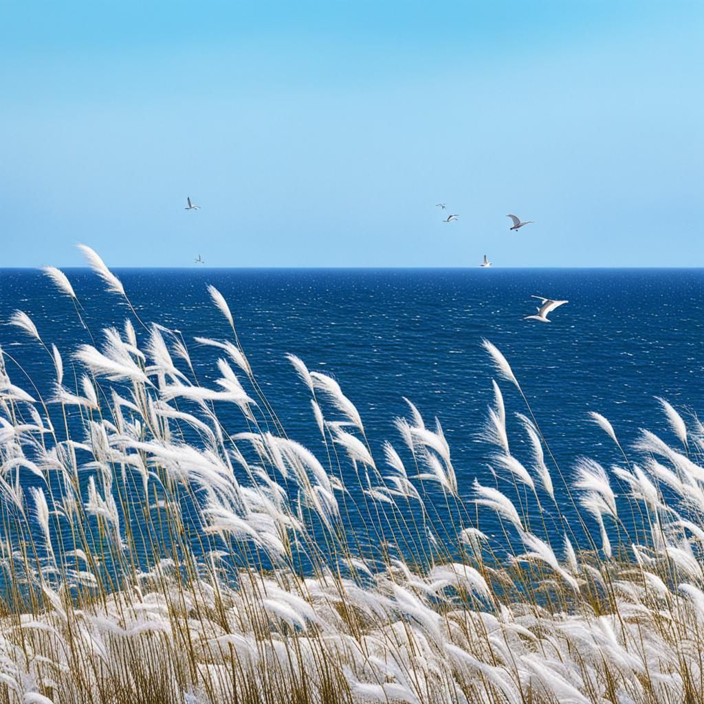 Light breeze by the sea