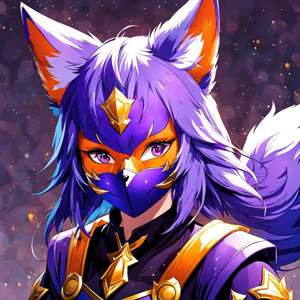 a-fox-in-a-purple-mask