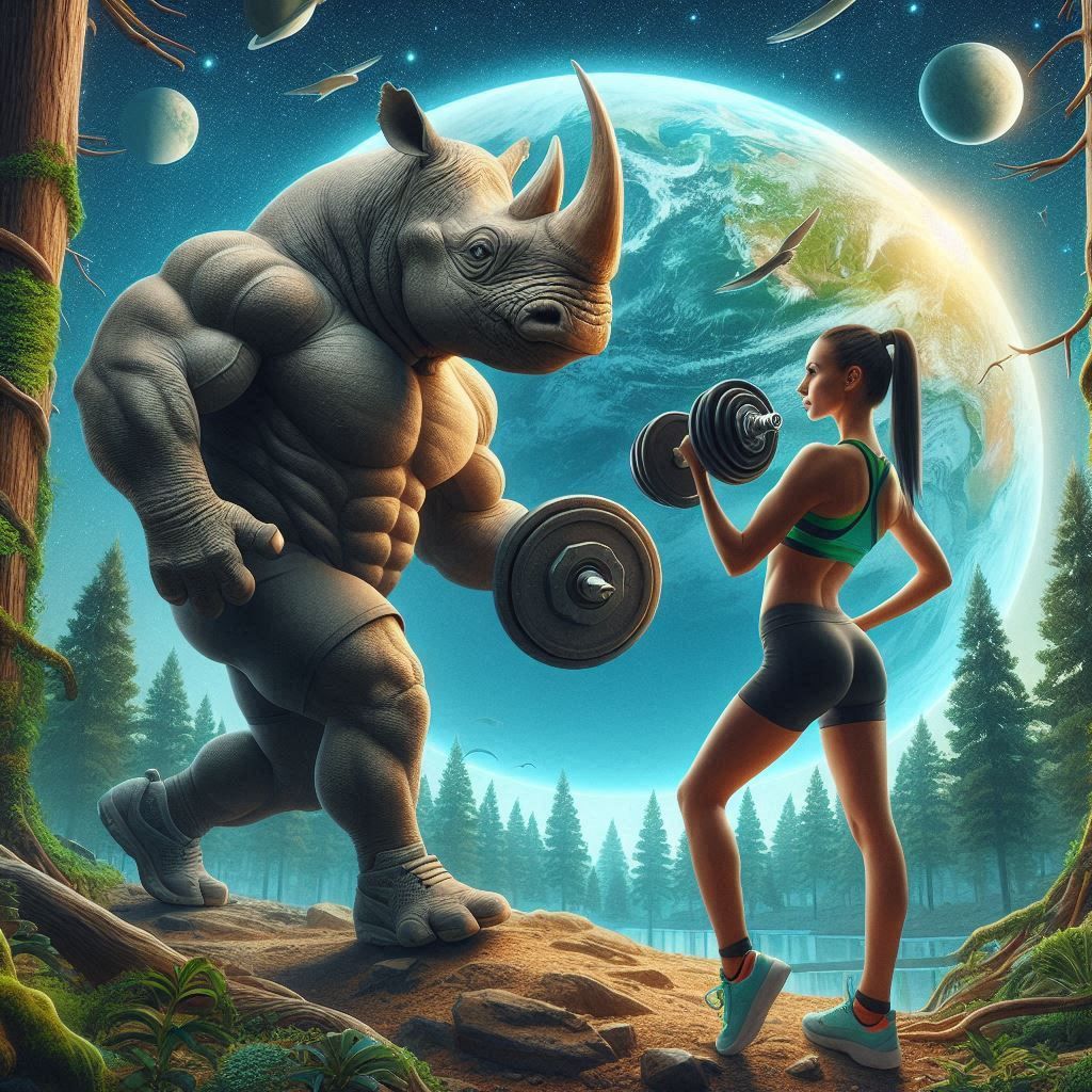 RHINO & FITNESS GIRL (42)