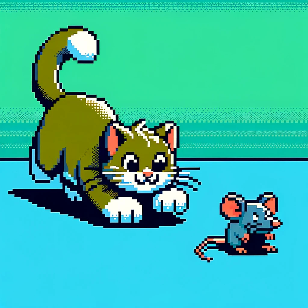 Cat & Mouse(8bit)