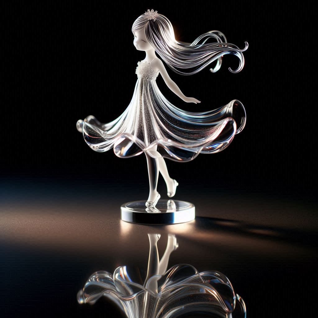 Girl made of glass 3