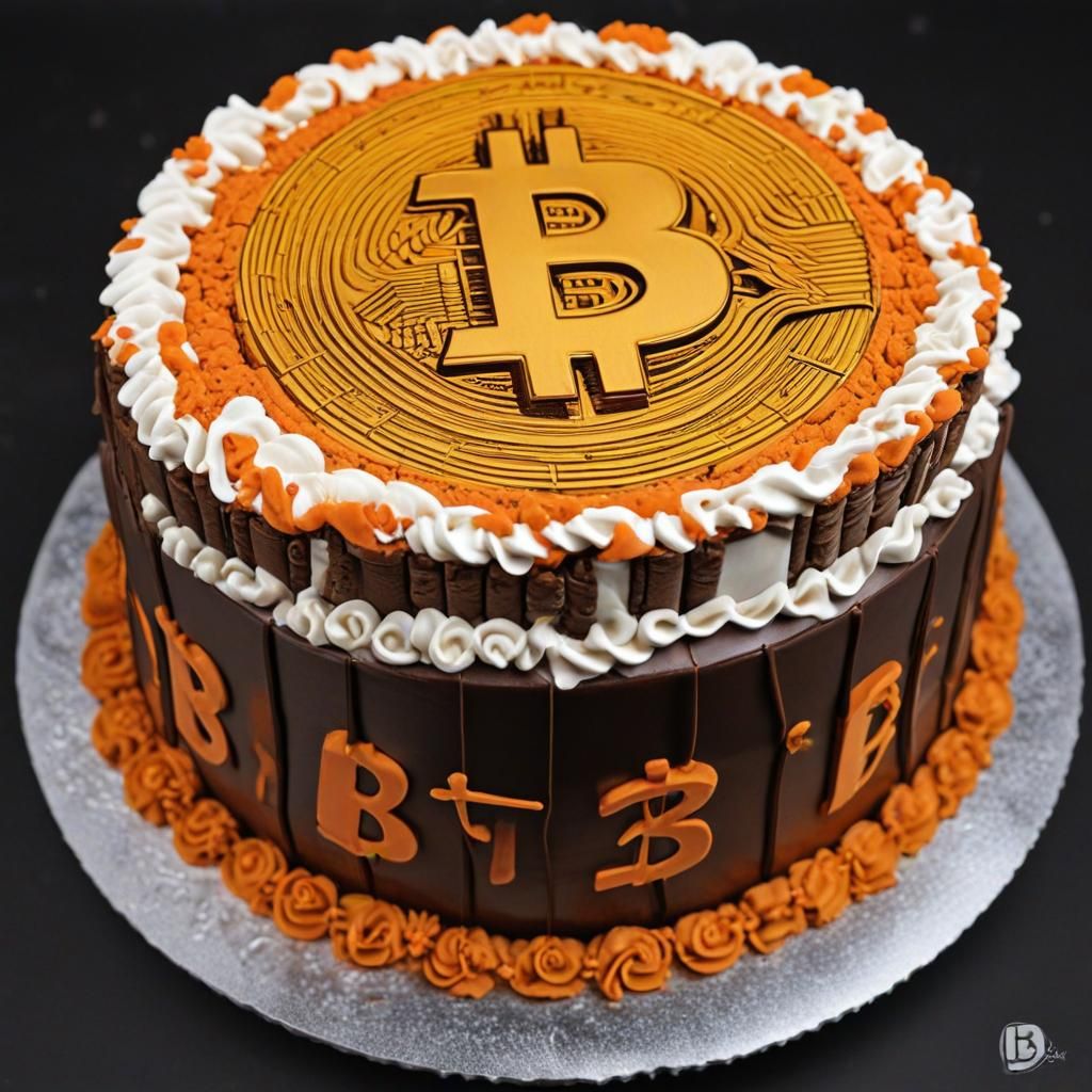 Bitcoin cake