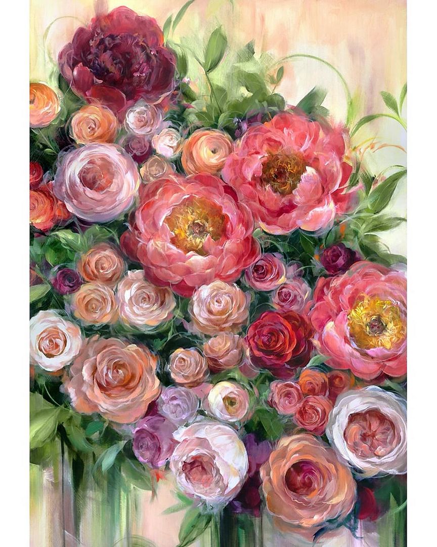 Roses, peonies, ranunculus…