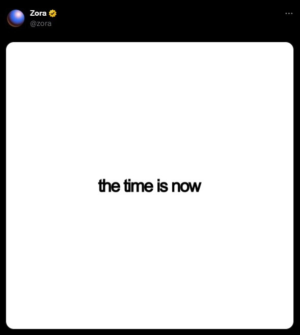 the time is now