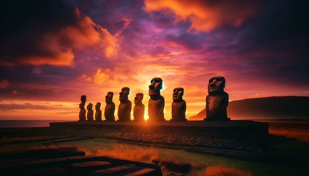 Moai statues