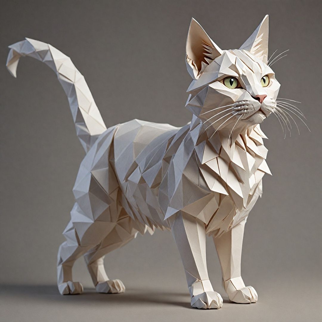 origami cat