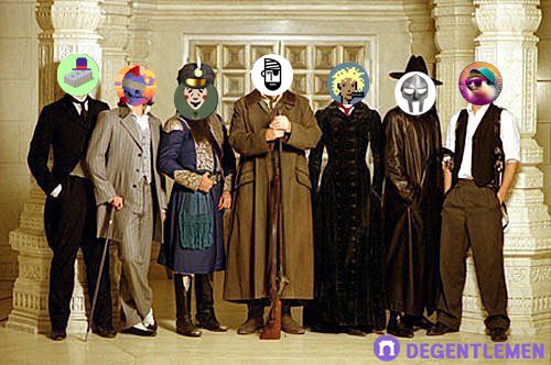 The seven heroes of Degentlemen