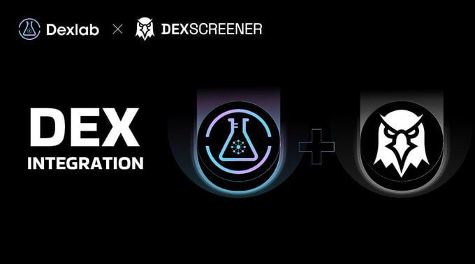 Dexlab x DEXSCREENER Collaboration badge