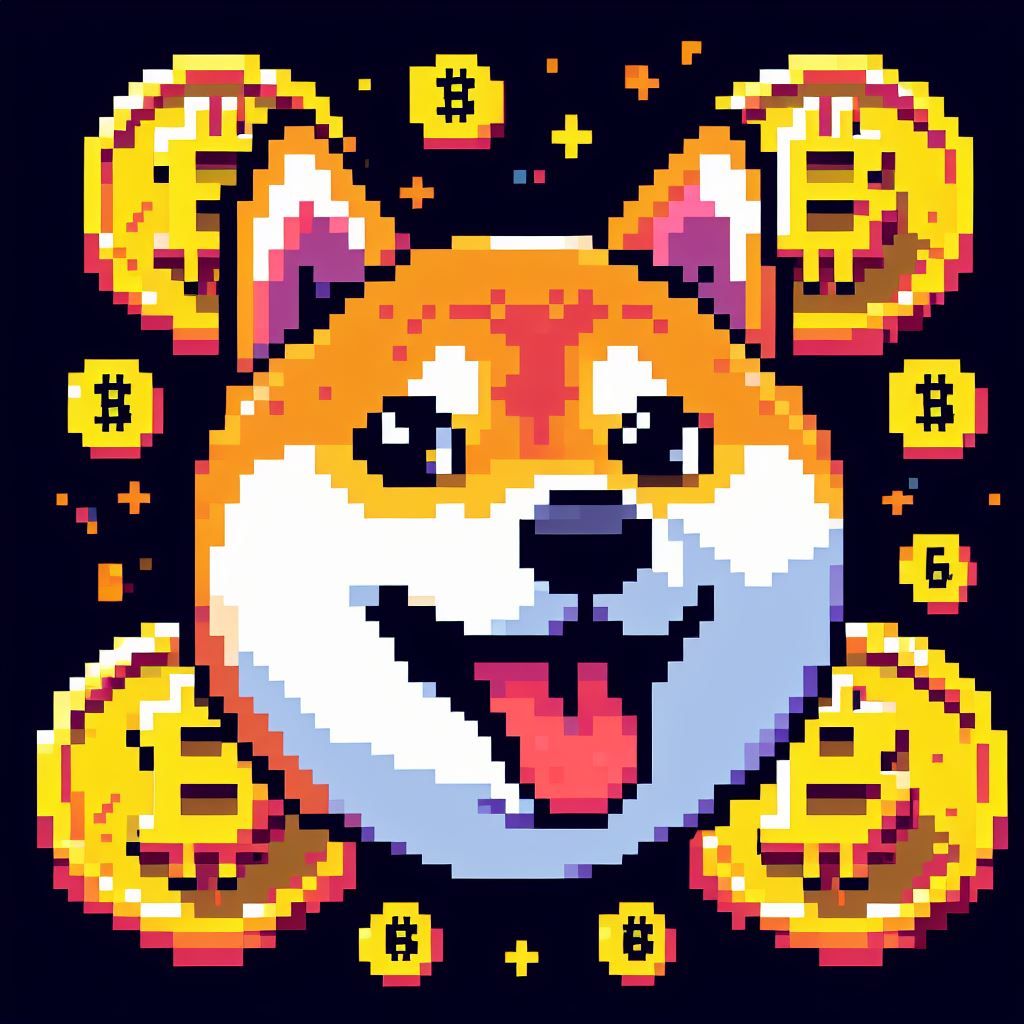 Dog loves Bitcoin