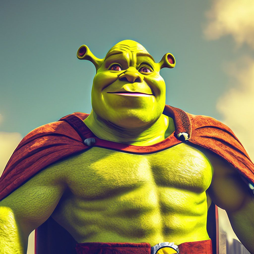 Shrek super hero