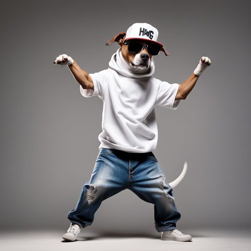 hiphop dancing dog