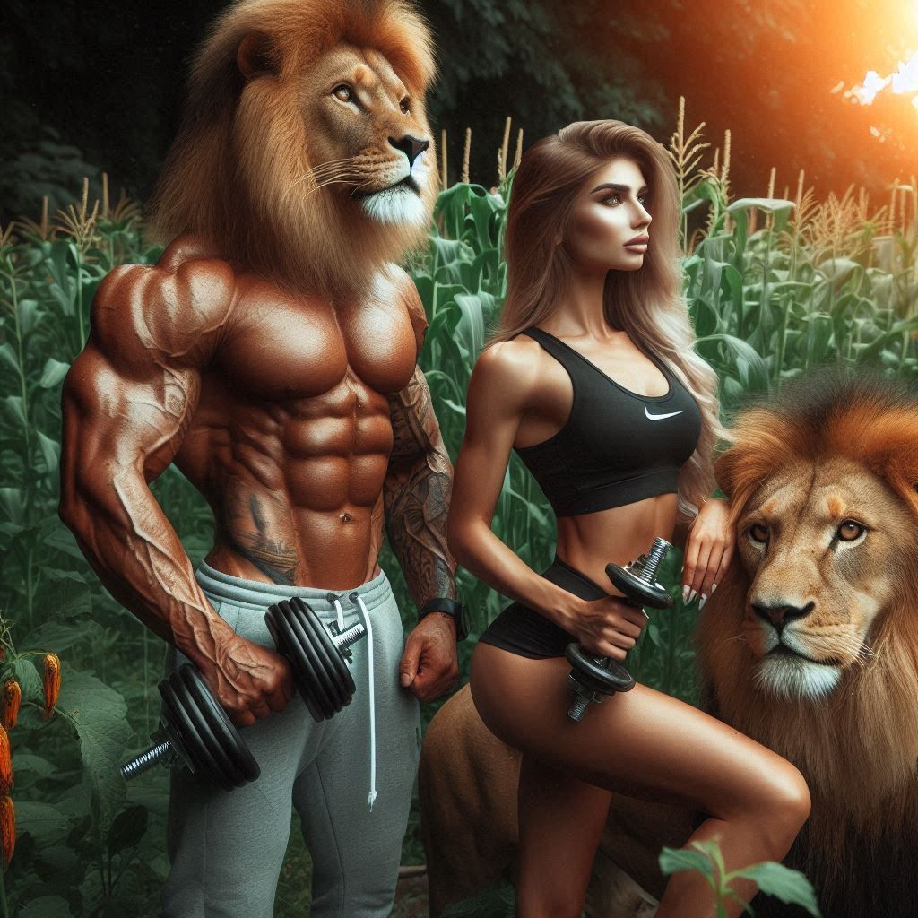 lion & sportman fitnness girl (63)