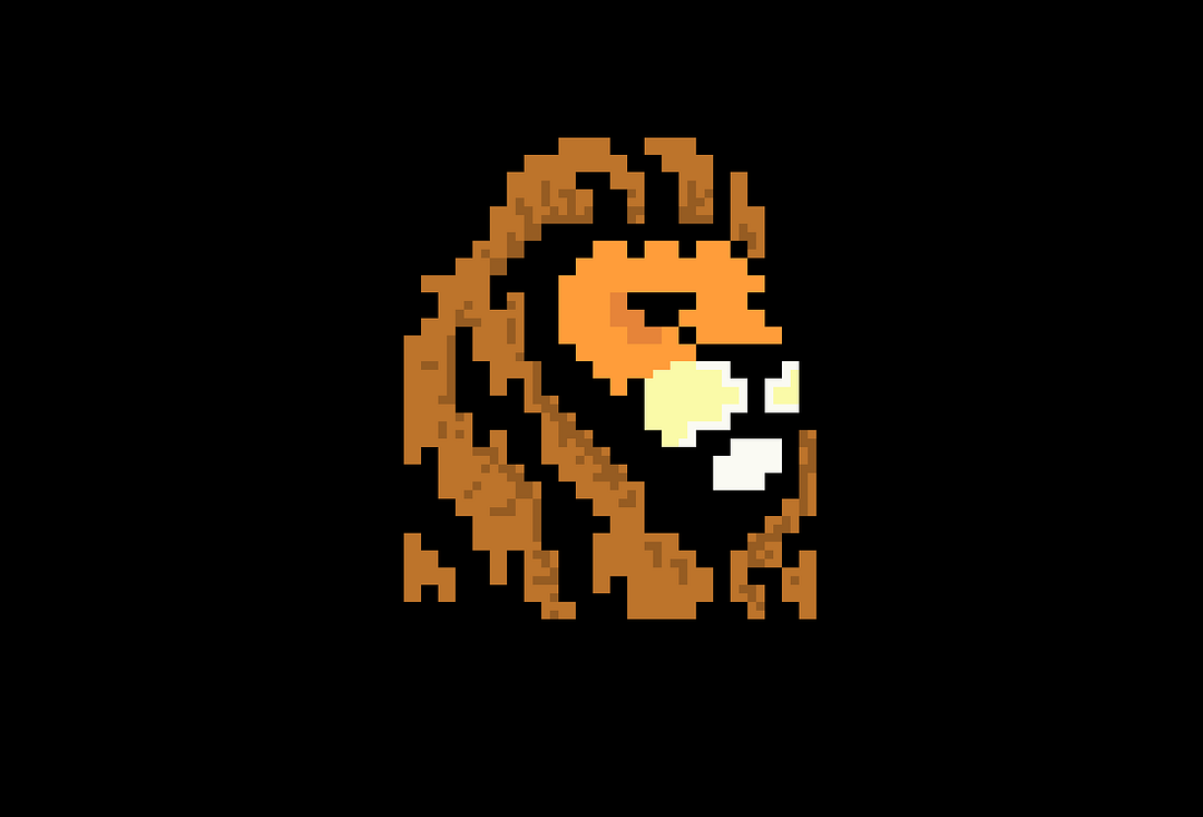 Pixel Lion