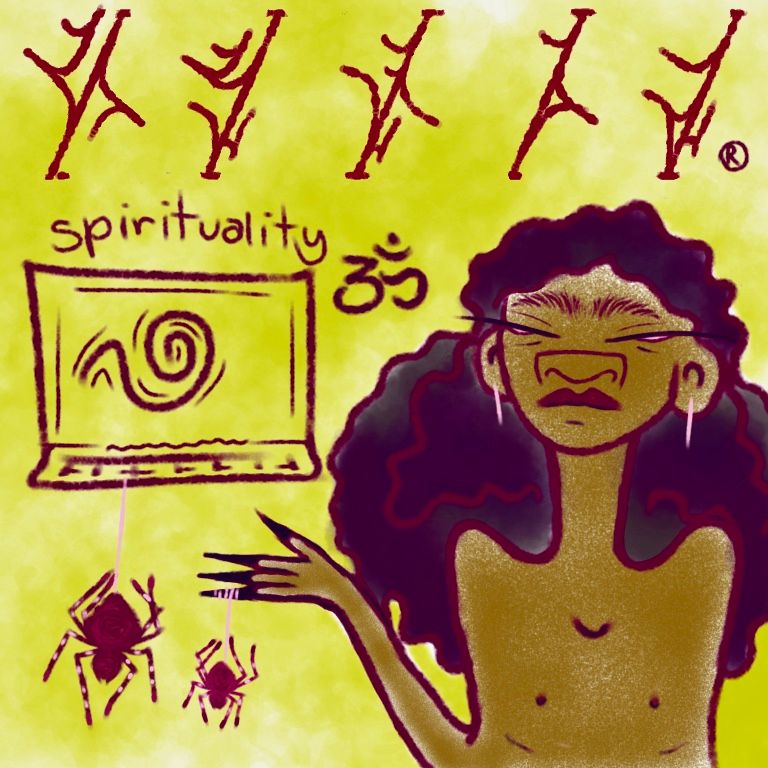 color the time and space you asked me for with spirituality