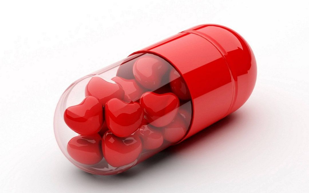 Heart pills, love and peace to all