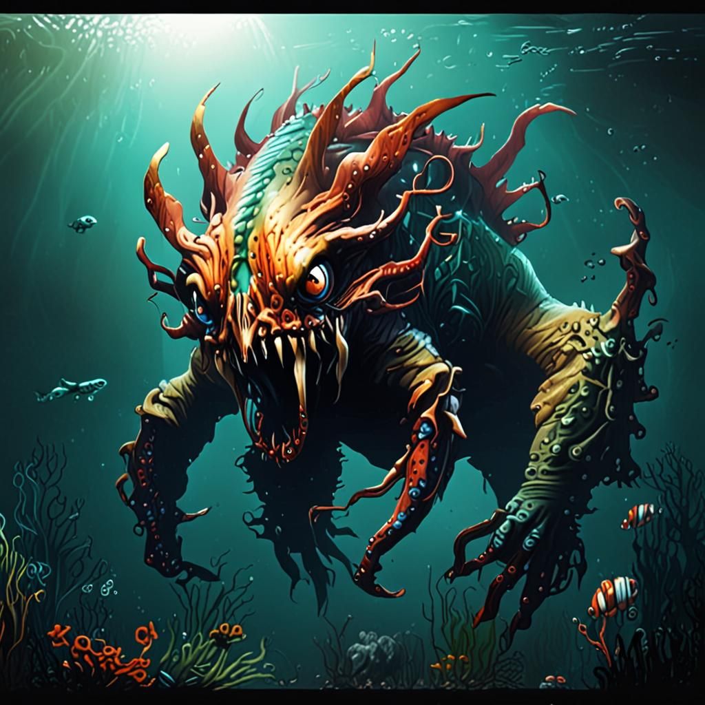 Underwater monster