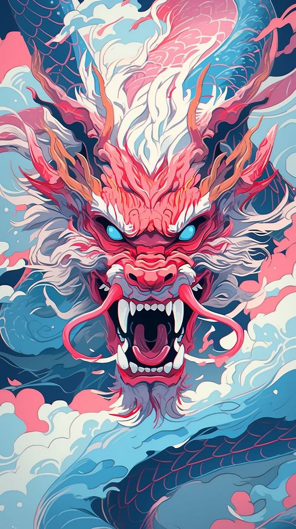 Pink dragon