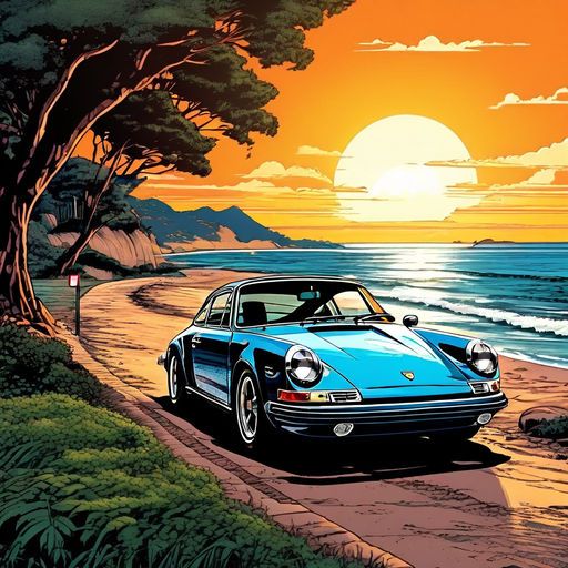 retro porsche 1