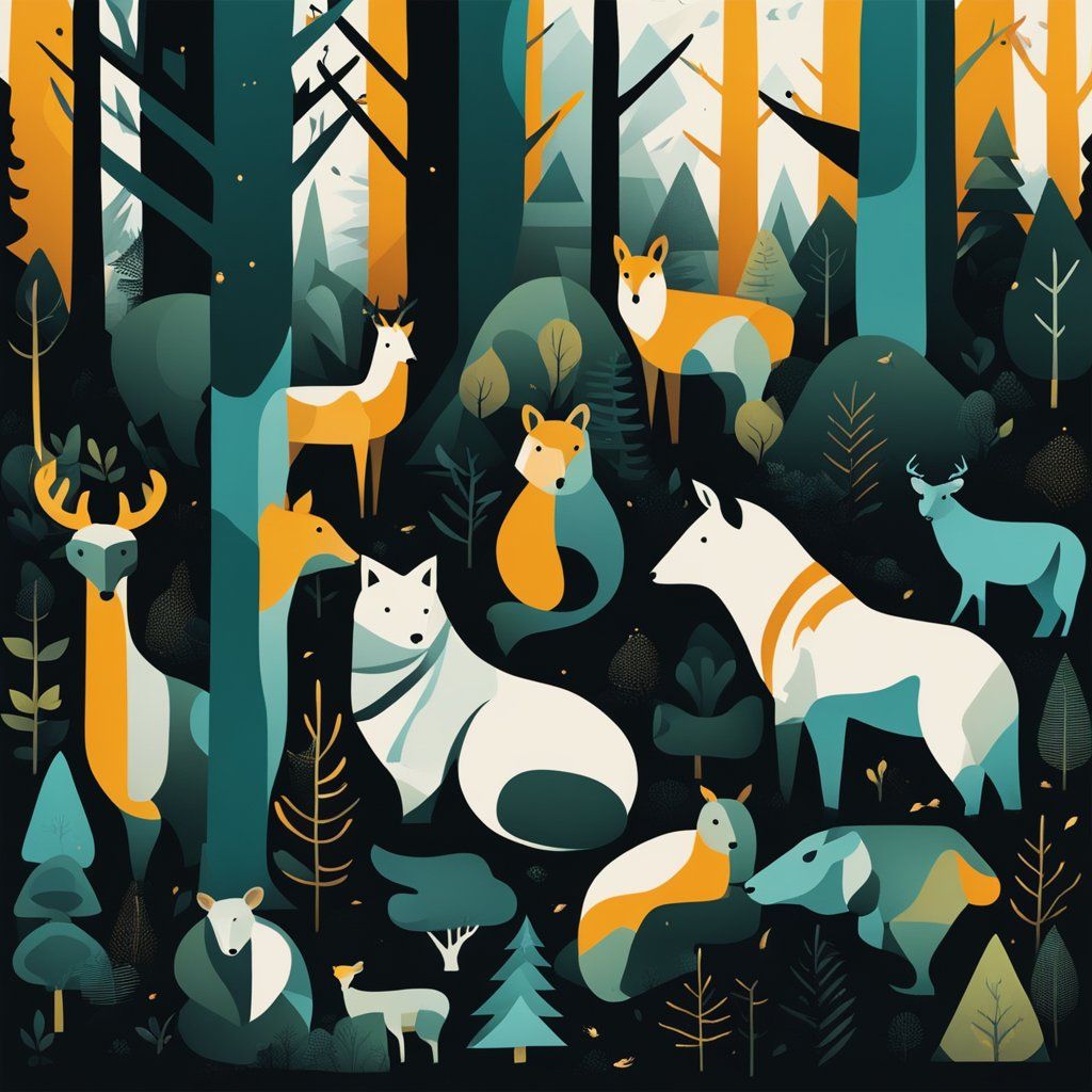 Abstract forest