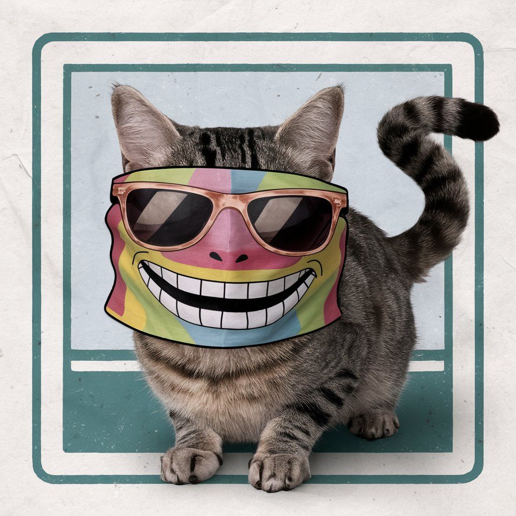 a-playful-image-of-a-cat-wearing-a-quirky-colorful-Snc7qCjPQ-OE5hcsyMuwBw-gSnrBsghSpGajQ3Uz4djrA