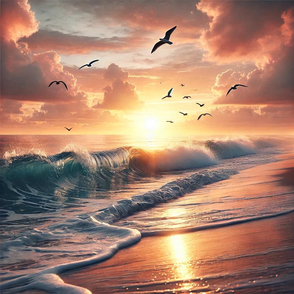 Ocean_Waves_at_Sunrise