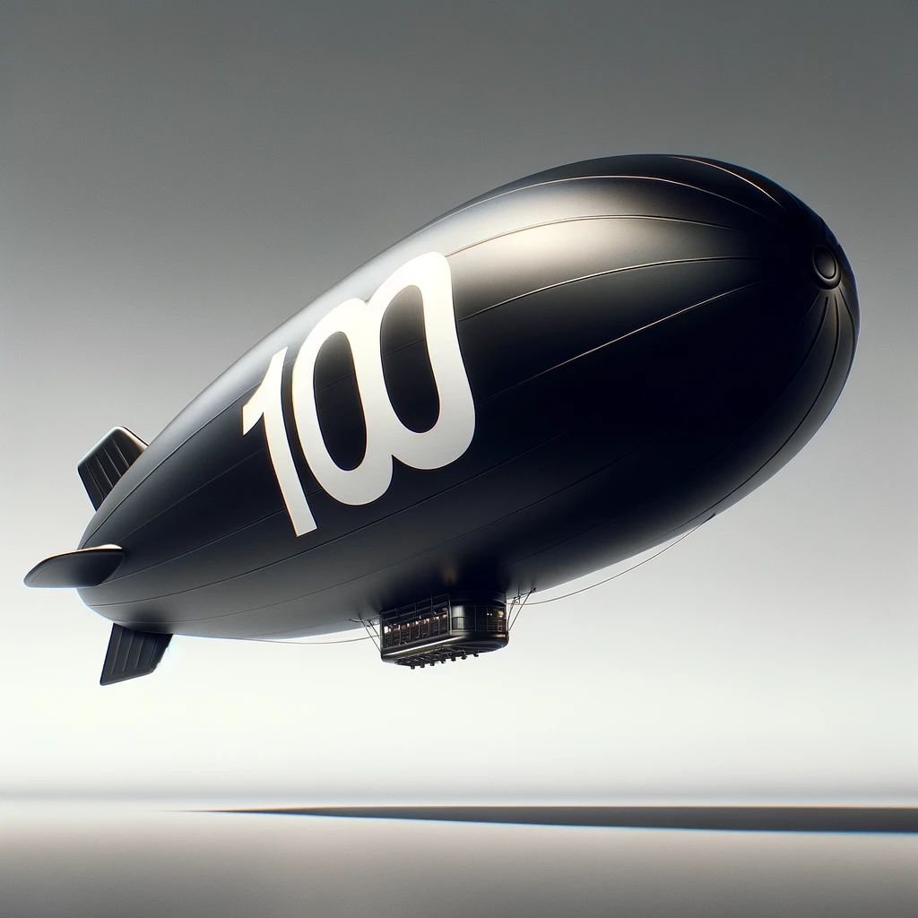 BLACK BLIMP ONE HUNDRED