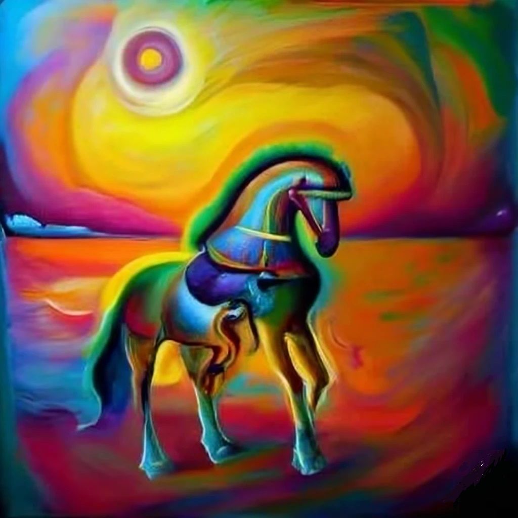 Colored Horse