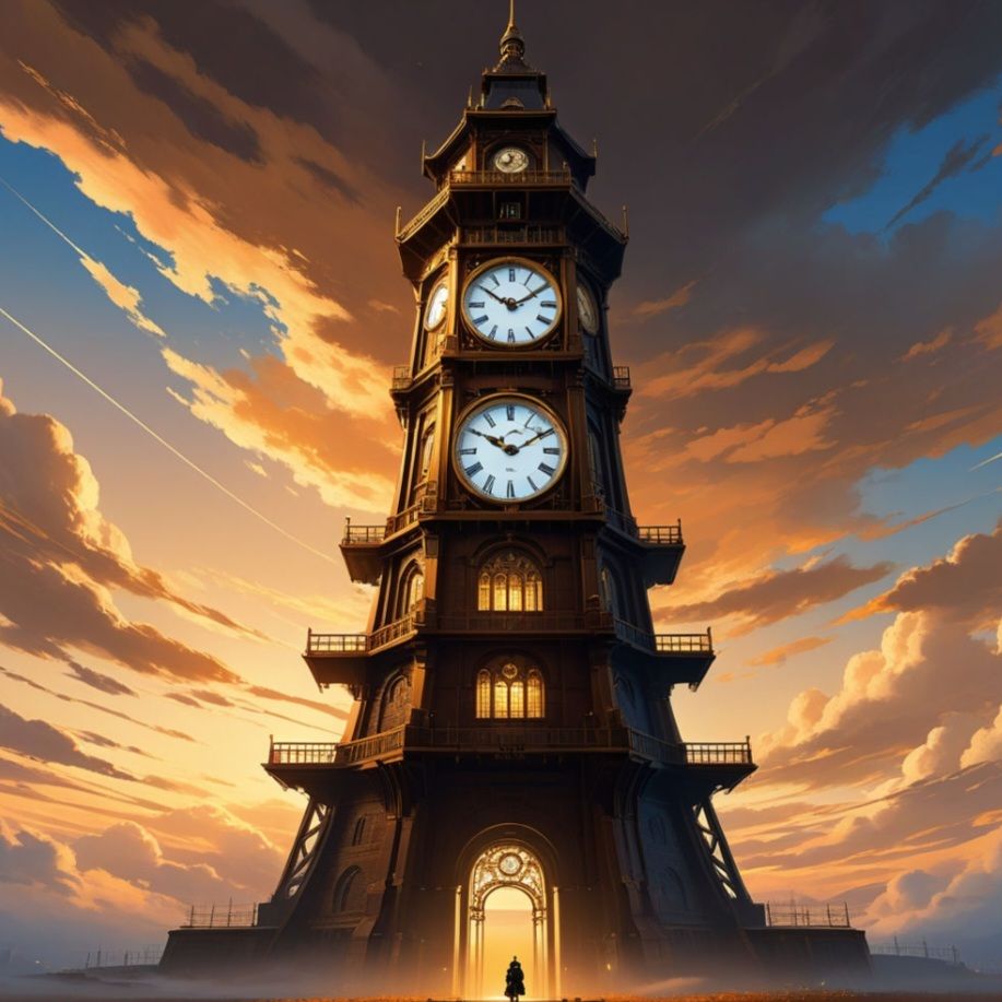 Mighty clockwork tower