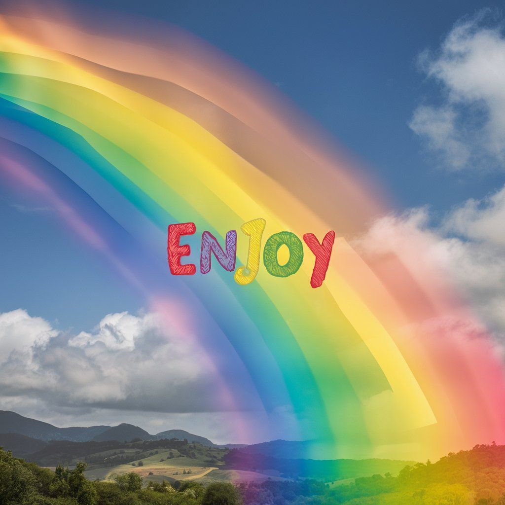 Enjoy a rainbow