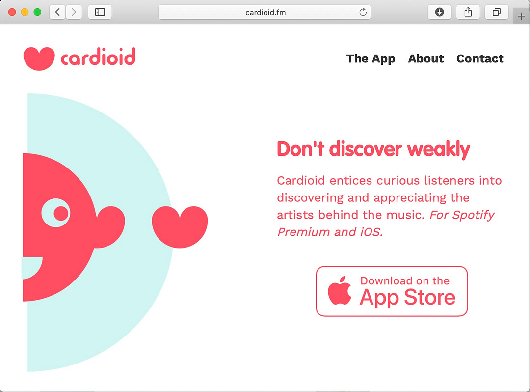 Cardioid.fm website