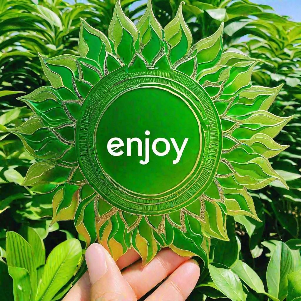 Enjoy with Green Sun