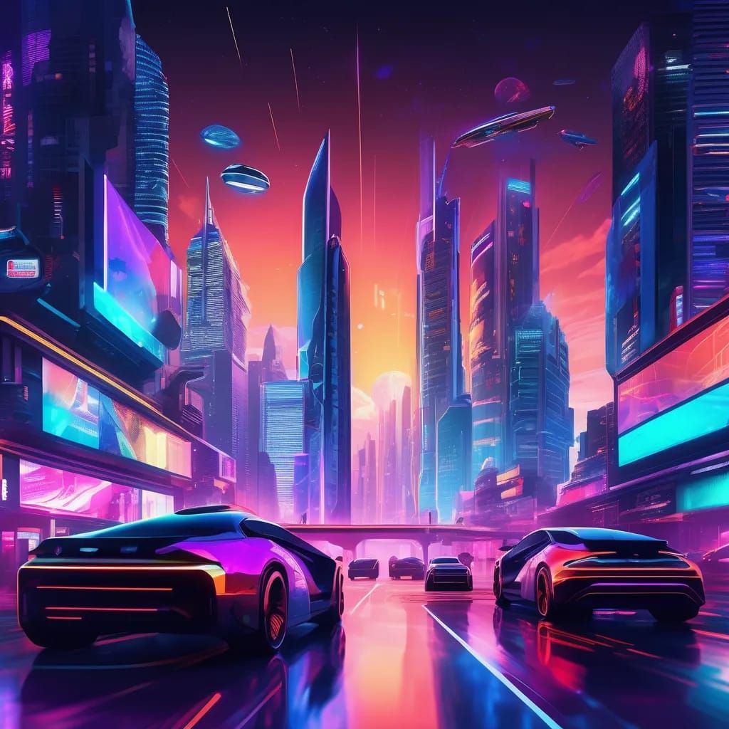 Neon Cityscape