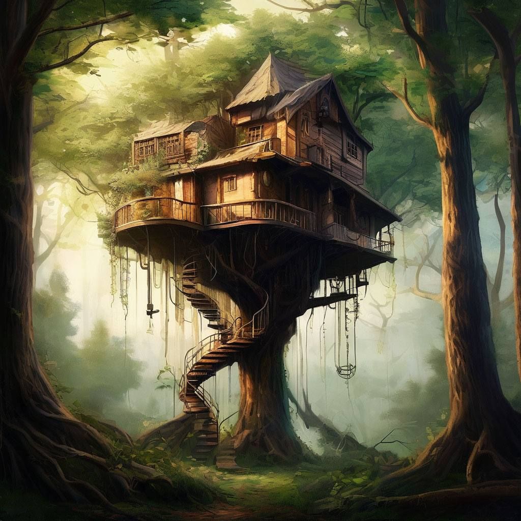 house on a tree