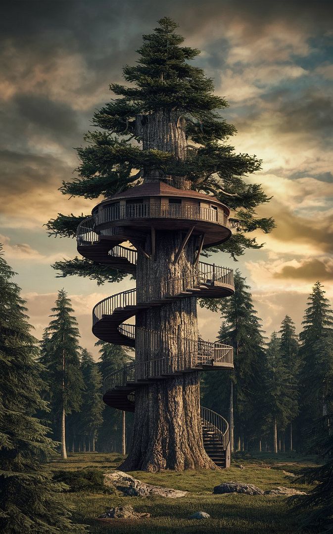 a-150-foot-tall-old-pine-tree-with-a-circular-stai-Vv9nGOgsQYajMXQQp2v3Bw-5yWEZAAyRm6DPe9Gi5LnOg